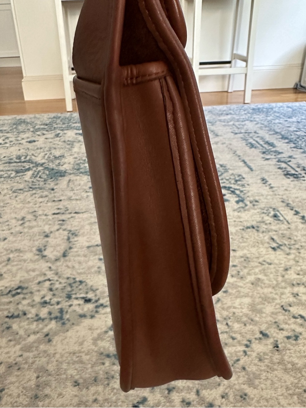 Vintage Coach Leather Saddle Bag 9988 cashin crescent saddle bag - Picture 11 of 14